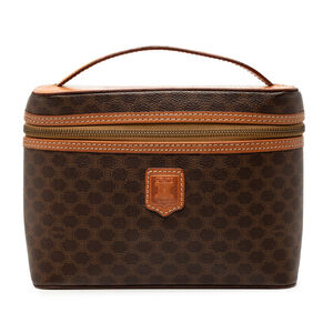 Pre-Loved Celine Macadam Coated Canvas Vanity Bag